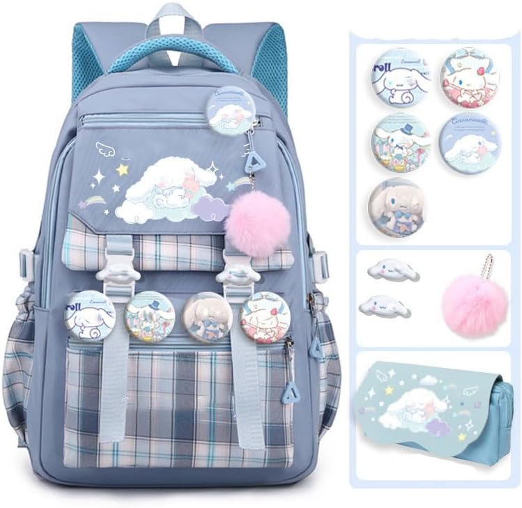 Miniatura 2 de Nueva mochila linda mochila de dibujos animados mochilas de viaje, mochila impermeable de gran capacidad para regalos de Navidad, 10, Mochilas de