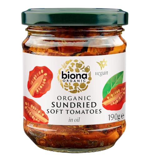 AOHOT Organic Sundried Soft Tomatoes in Oil 190g