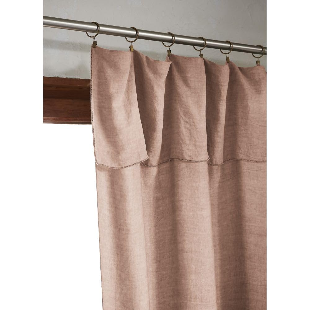 HOUSSE DE REVE Rideau Ajustable 140x270 cm Lyocell Gabrielle Blush