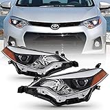 ACANII - For 2014-2016 Toyota Corolla LED Headlights Headlamp Aftermarket Driver + Passenger Side