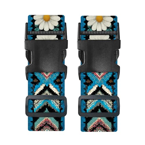Image of Nuxovilar Luggage Straps Set for Suitcase 1.96x90.5in Polyester
