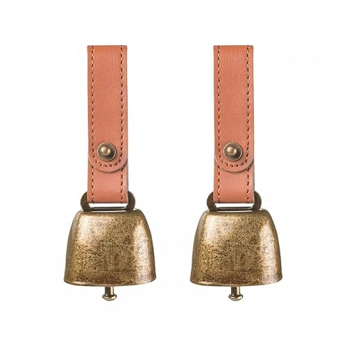 DONGKER 2 campanas de collar para perro y gato, campanas de metal para mascotas