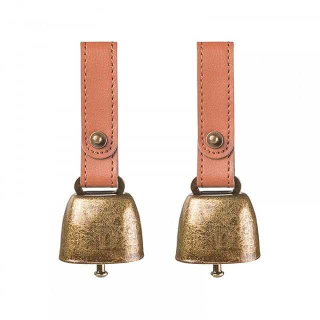 DONGKER 2 campanas de collar para perro y gato, campanas de metal para mascotas