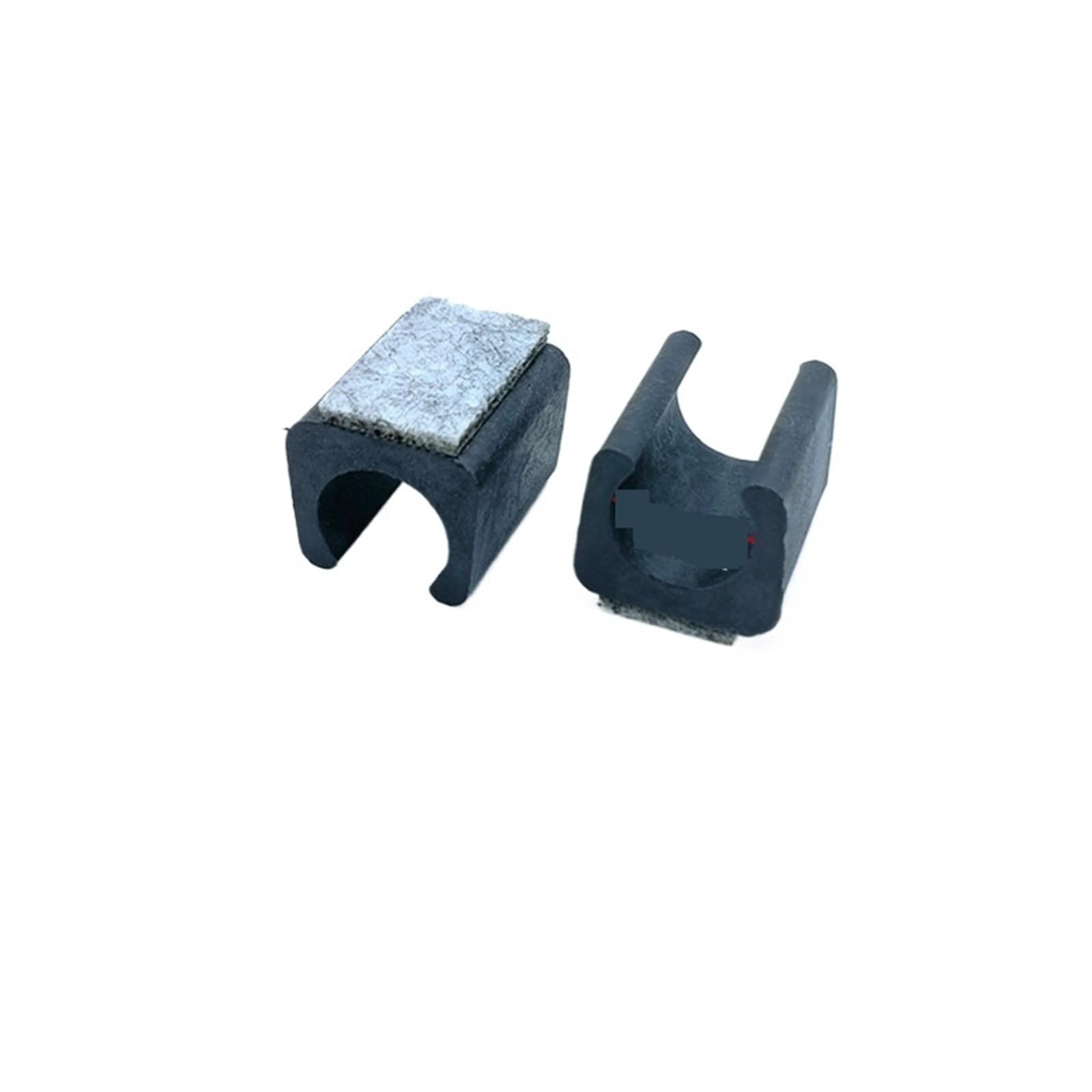 Fieltro Adhesivo Almohadillas de Fieltro for Patas Muebles en Forma U | Cubiertas de protección de piso antirrayas con pies de goma de 8-25 mm(Black-8mm,14.5x9.5x17.5cm)