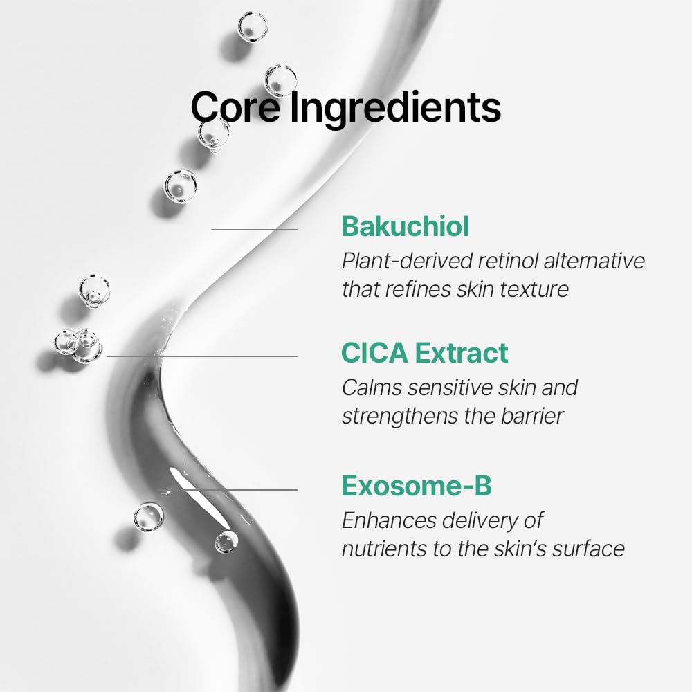 Bakuchiol Barrier Cica Exosome-B Ampoule – Gentle Retinol Alternative for Firmness & Barrier Care, Korean Skin Care, 30ml / 1.01 fl.oz. - Image 4