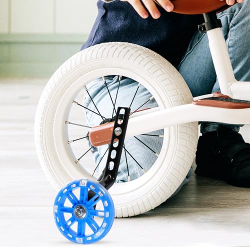 Ruedas de Entrenamiento Alasum para Bicicleta, 2 piezas, Ajustables, con Luz, Estabilizadores Auxiliares para Bicicleta miniatura 4
