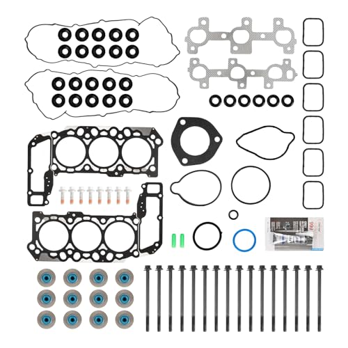 Image of Torchbeam Head Gasket Kit for Jeep Liberty 2005-2012, Grand Cherokee 2005-2010, Dodge Nitro 2007-2011, Dakota Ram 1500 2005-2010, Commander Durango Raider 3.7L, Engine Cylinder Head Gasket Set