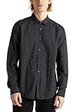 Camisa de manga larga suave con estampado moderno