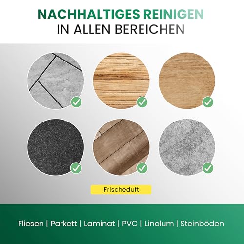 BiOHY Reinigungsmittel für Saugwischer mit Frischeduft (1l Flasche) – Ansicht 3