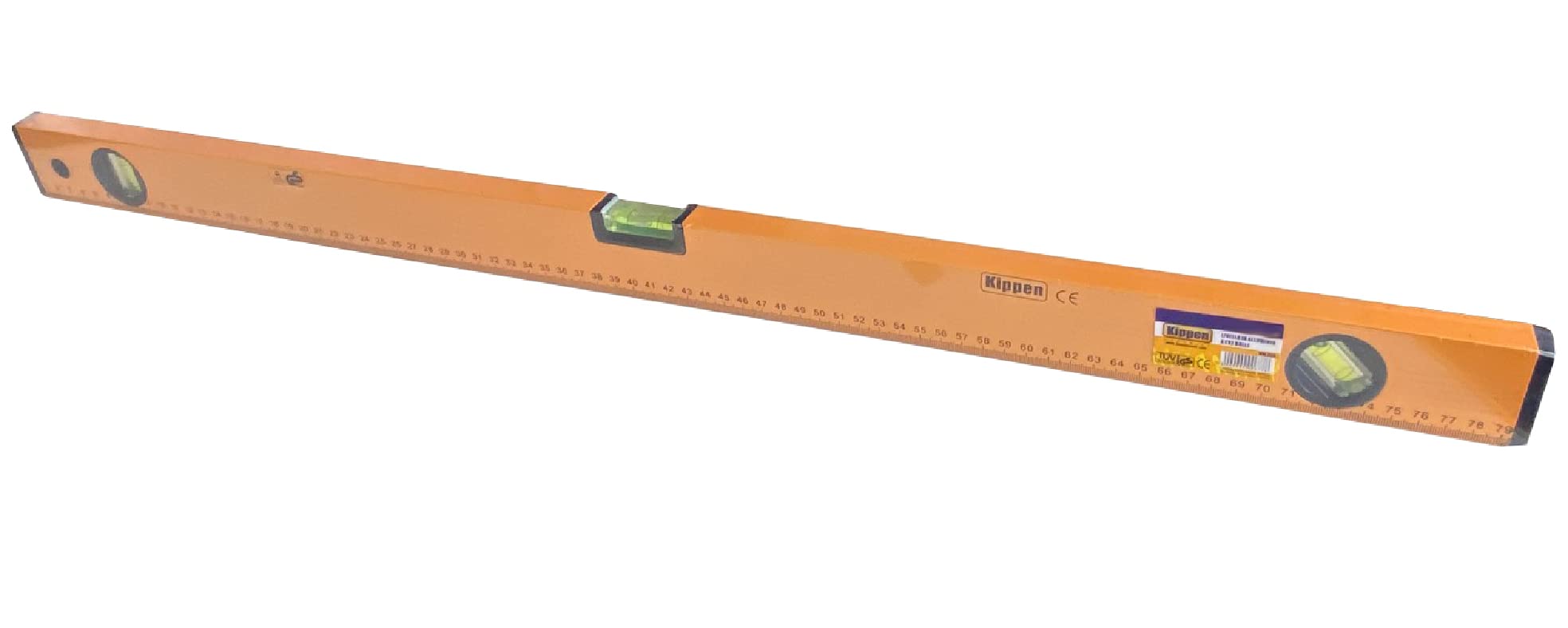 Livella A Bolla In Alluminio Da 60 Cm - Con 3 Bolle Per 0°, 45° E 90°, Precisione +/-0,5 Mm/m - Foto 3