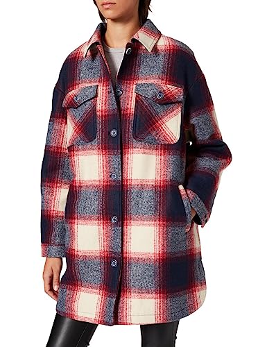 Damenmantel Kariert Outdoorjacke