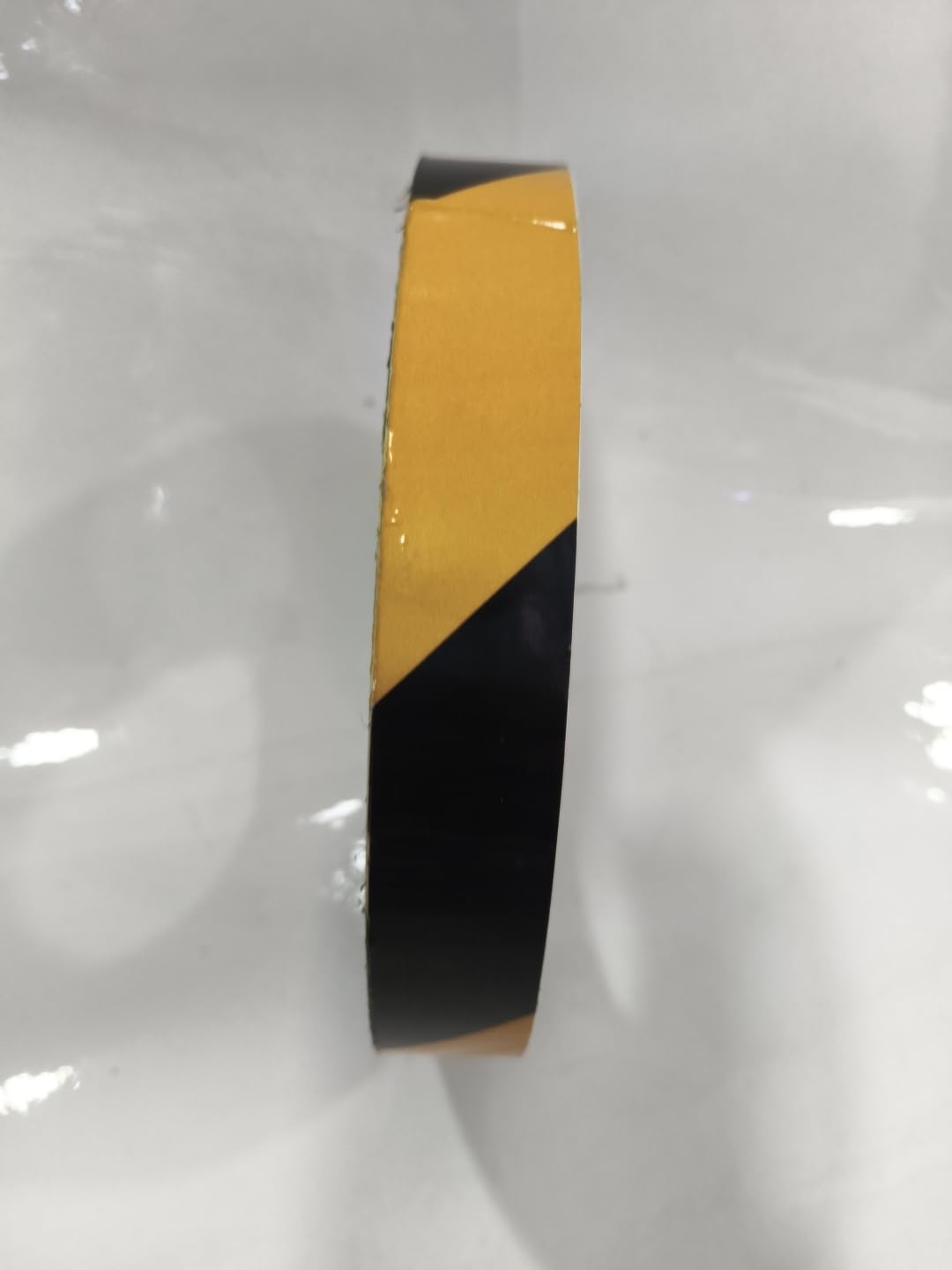 Black Yellow Mix digian Radium Sticker roll | Hazard Warning Stripe, High Visibility-image-28
