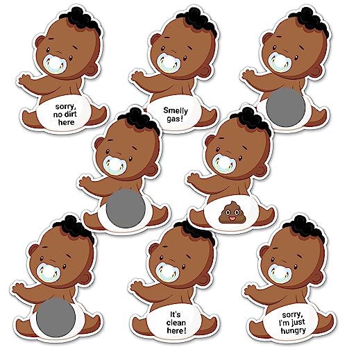 Zunaked Baby Shower Games 38 Raffle Cards, Baby Shower Lottery Tickets Games Door Prizes Scratch Off Cards Gender Reveal Party Favor, Gender Reveal Activity and Idea