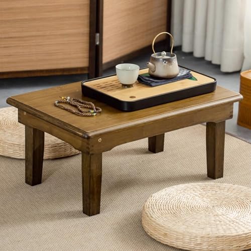 Mesa de centro de madera plegable 27cm apta para interior y exterior 3