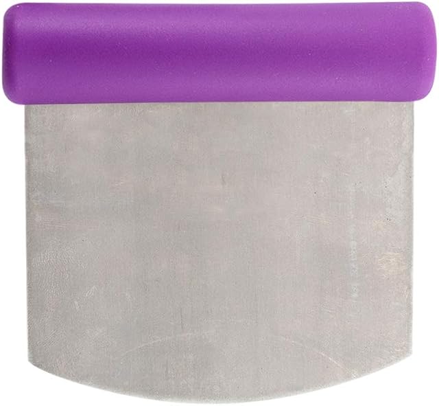 Stainless Steel Scraper & Cutter Kitchen Pastry Dough Bread Pizza Baking Tool