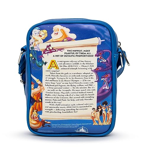 Image of Disney Bag, Crossbody, Hercules VHS Movie Box Replica, Vegan Leather