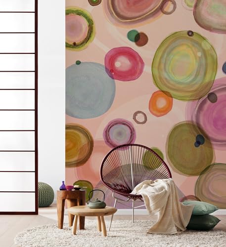 Komar Vlies Fototapete - Microcosmos - Größe 200 x 250 cm - Tapete, Wanddekoration, Wohnzimmer, Schlafzimmer, Büro