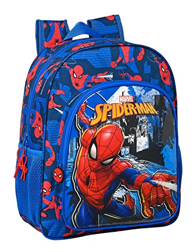 MOCHILA JUNIOR ADAPT.CARRO SPIDER-MAN "GREAT POWER"