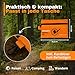 Alpenstern® Zecken Entferner Kit - Für Tiere und Menschen - Zeckenentferner Hund Katze Kinder - Erste Hilfe Tasche inkl. Zeckenzange, Zeckenhebel, Zeckenhaken, Pinzette UVM. tick Remover Zeckenschutz