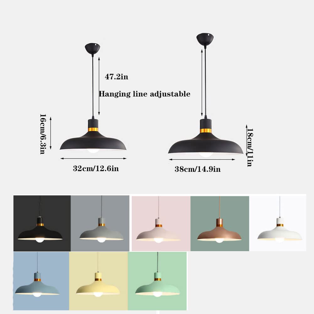 Żyrandol, wiszące kolorowe żyrandole, nordycka przemysłowa kreatywna lampa sufitowa, lampa wisząca z jedną głowicą E27), additionalWeblabs:(Pax_Checkout_Buy_Now_UFO_Tango_Desktop_1118473"