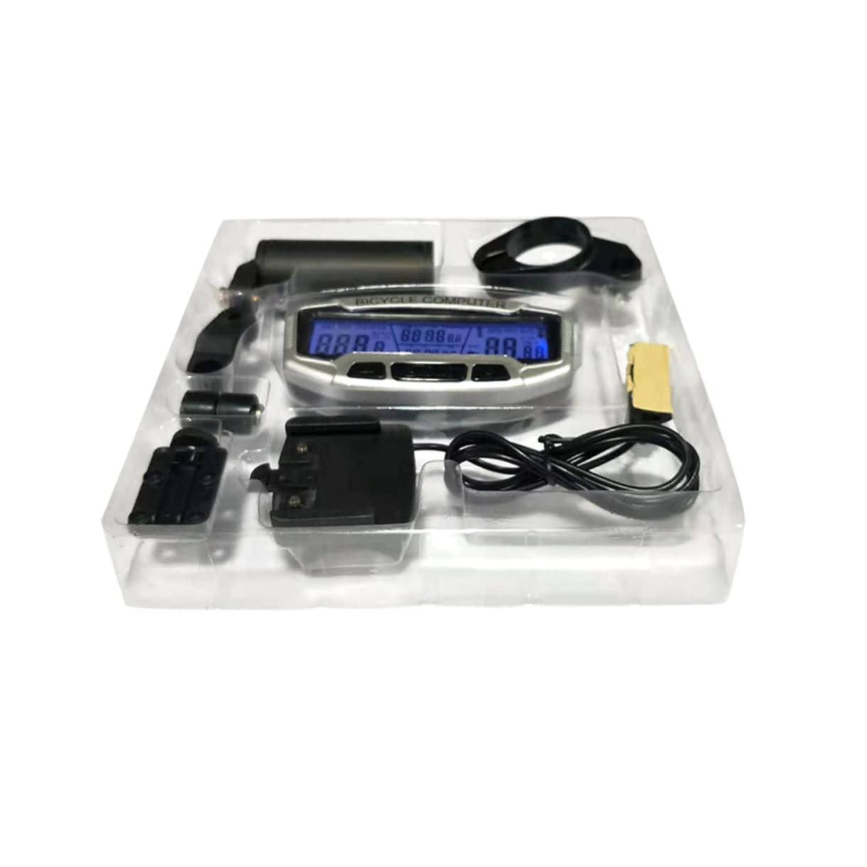 Milisten Digital Bike Computer Speedometer Tachometer Luminous Backlight Multi-Function for Road Bicycles