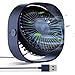 Produktbild joylink USB Ventilator, Tragbarer Mini Tischventilator Handventilator PC Ventilator USB Ventilator, 360°Drehung, Leises Design Persönliche Ventilatoren für Home Office Autos Freien