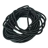 Restonc 10pcs Spring Protector Cover Cable Line For Phone USB Data Sync Charging Cable (Black)