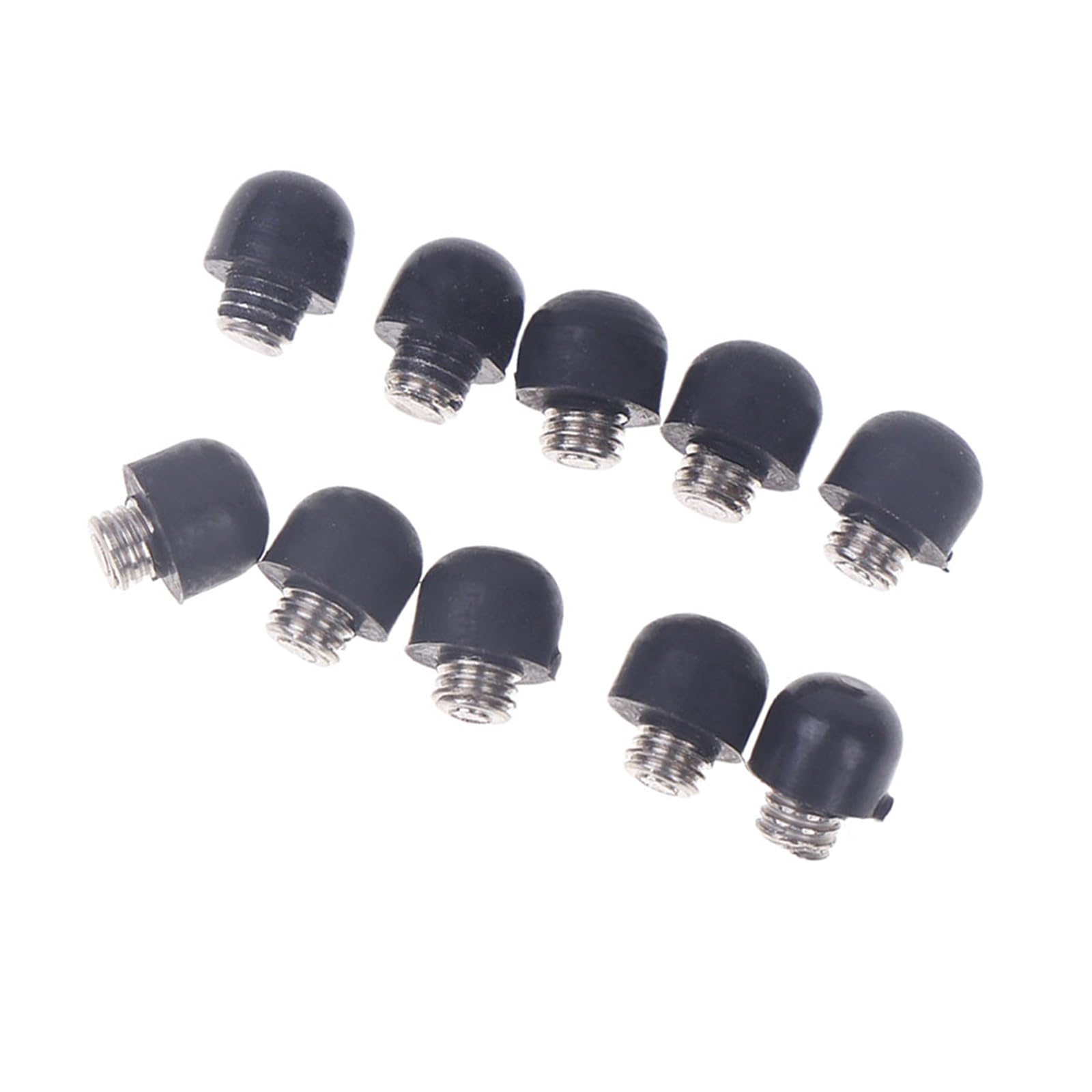 Nmflab Black 10Pcs Hairdressing Scissors Silencers Rubber Noise Absorbers Hair Rubber Silencers For Smooth And Quiet Cutting Hair Barber Shears Stopper