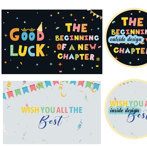 Image of Jumbo Farewell Card with Envelope, Big We Will Miss You Card, The Beginning of a New Chapter Decoration, Farewell Party Decorations, Happy Retirement Party Decorations, Going Away Party Graduation (14x22iinch)