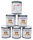 6 Pack - Soda Fountain Malted Milk Powder 2.5 Lb. Canisters