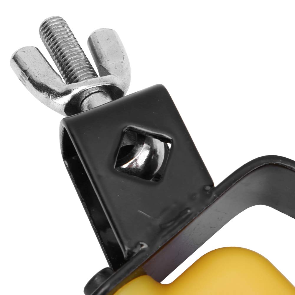 Wooden Fish Cow Bell High Low Pitch Cattle Percussion Instrument Environmentally Friendly Abs Bright Color Yellow Purple