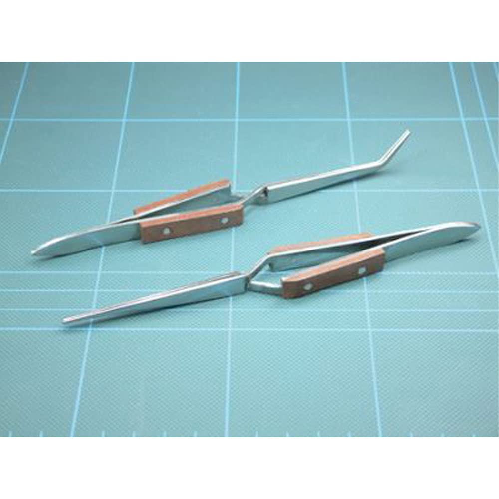 Expo - Self Closing Tweezer Curved Insulated Handles - 6.5 Inch (1 Only) # 79021