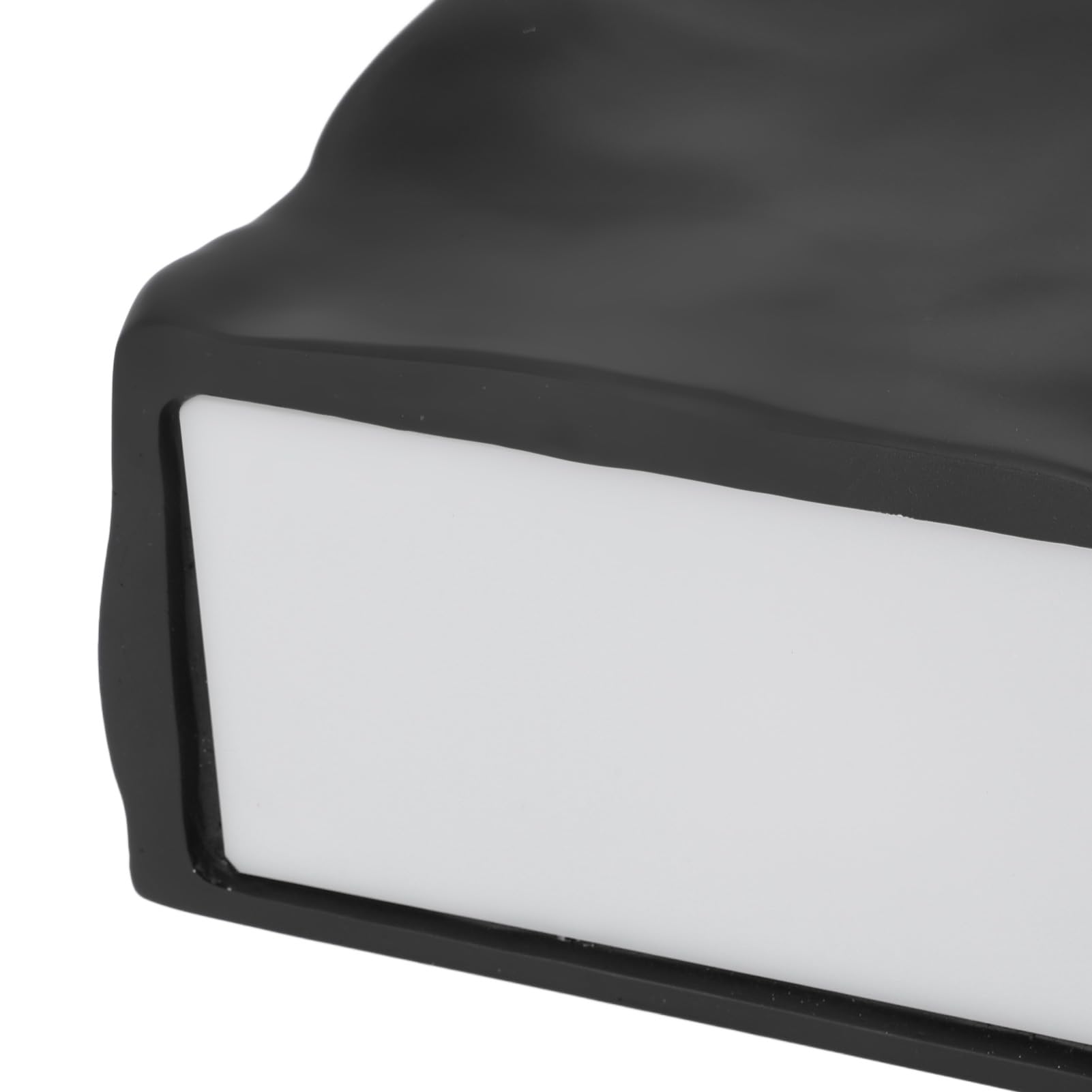 Hyuduo Kinkiet ścienny Nowoczesny Kinkiet z żywicy Gipsowej Hardwired 100 240 V Ciepłe światło Kwadratowa Plisowana do Montażu na ścianie do Salonu Sypialnia Schody Korytarz