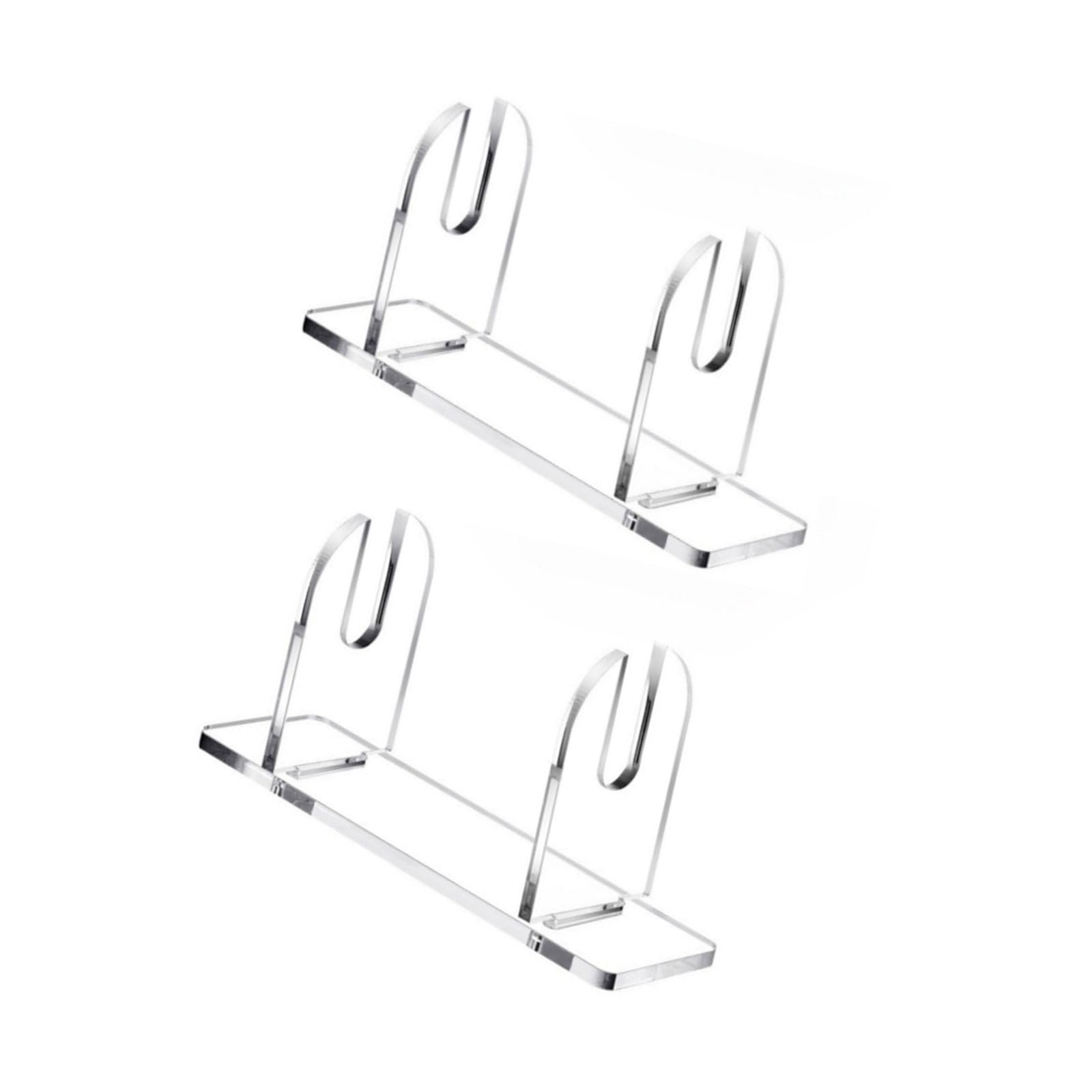 YROHGKPN 2 / 3Pcs Acrylic Hand Fan Holder Clear Folding Display Stand Rack for Home Desktop Exhibition and Craft Store Display Rack