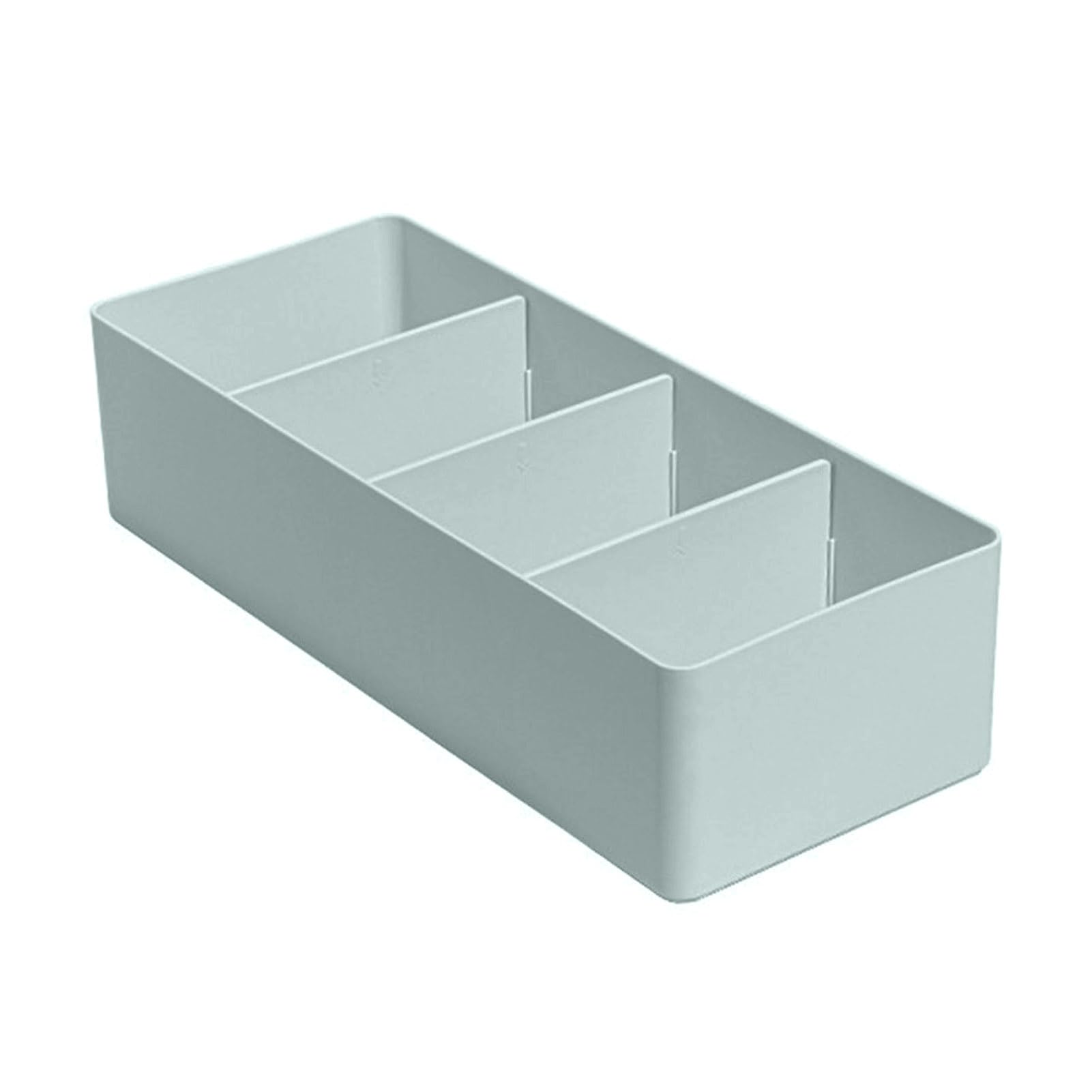Glifora Adjustable Drawer Divider Box - Multi-Compartment Drawer Organiser, Desk Storage Box with Removable Dividers for Cosmetics, Snacks and Socks