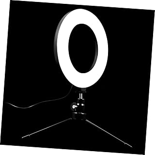ABOOFAN 1 Set live light laptop ring light clip on laptop tripod desk ring light with stand tabletop tripod desk tripod table top tripod Fill Light Live Streaming Light Plastic LED Light