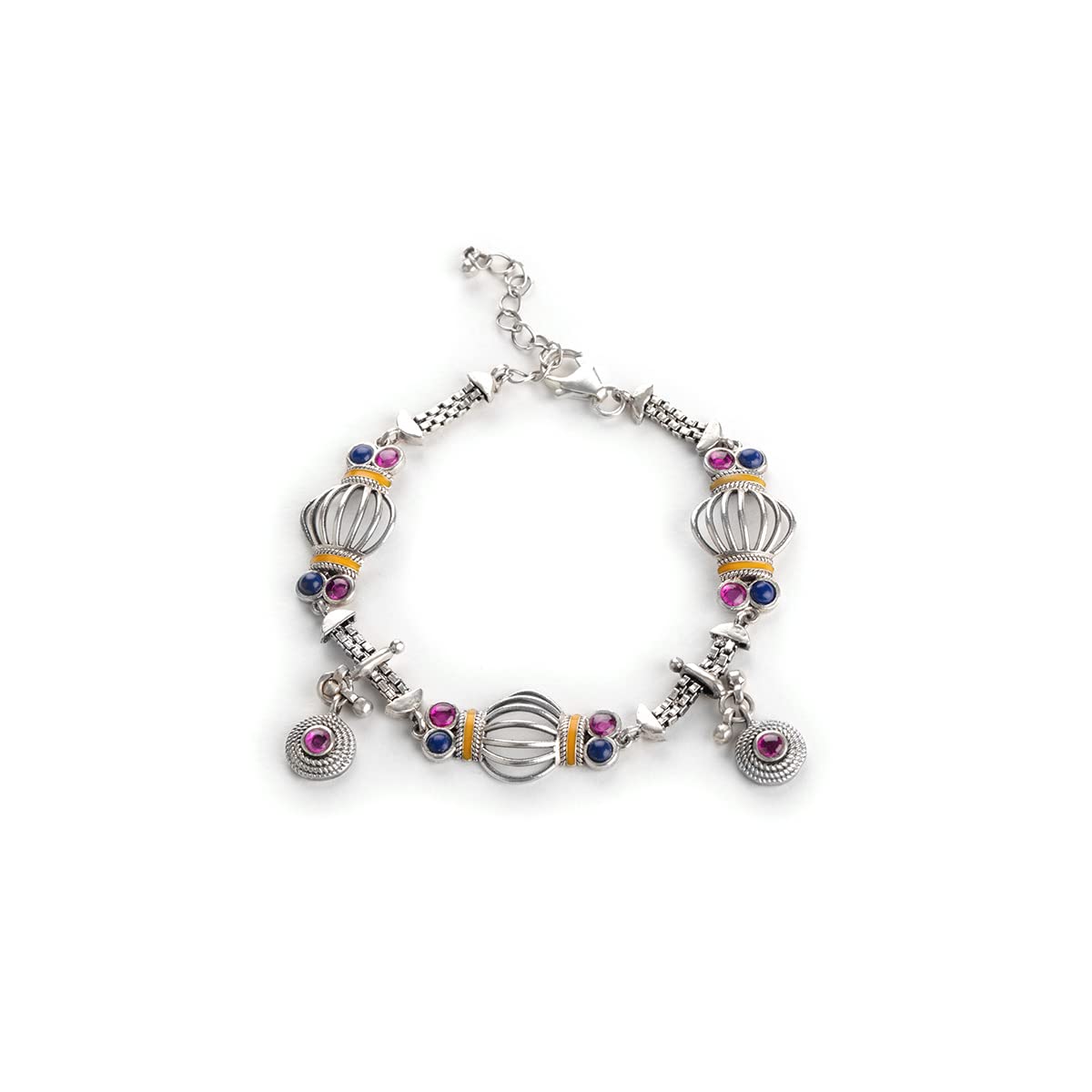 Shaya by CaratLane Dhol Motif Bracelet in 925 Silver For Women (B09XF9ZJ5N) Amazon Price History, Amazon Price Tracker