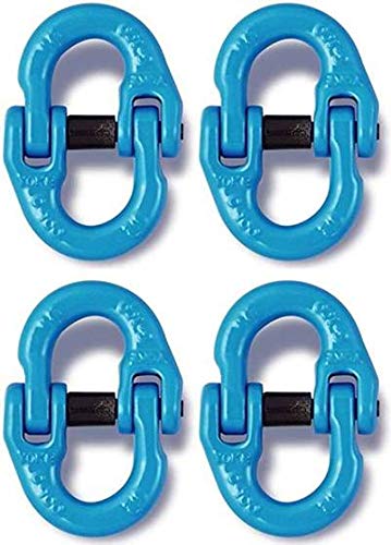 BA Products Qty. 4, G10-103-38-x4, 3/8" Grade 100 Coupling Link, Hammer Lock Chain Connector for G100 Chain