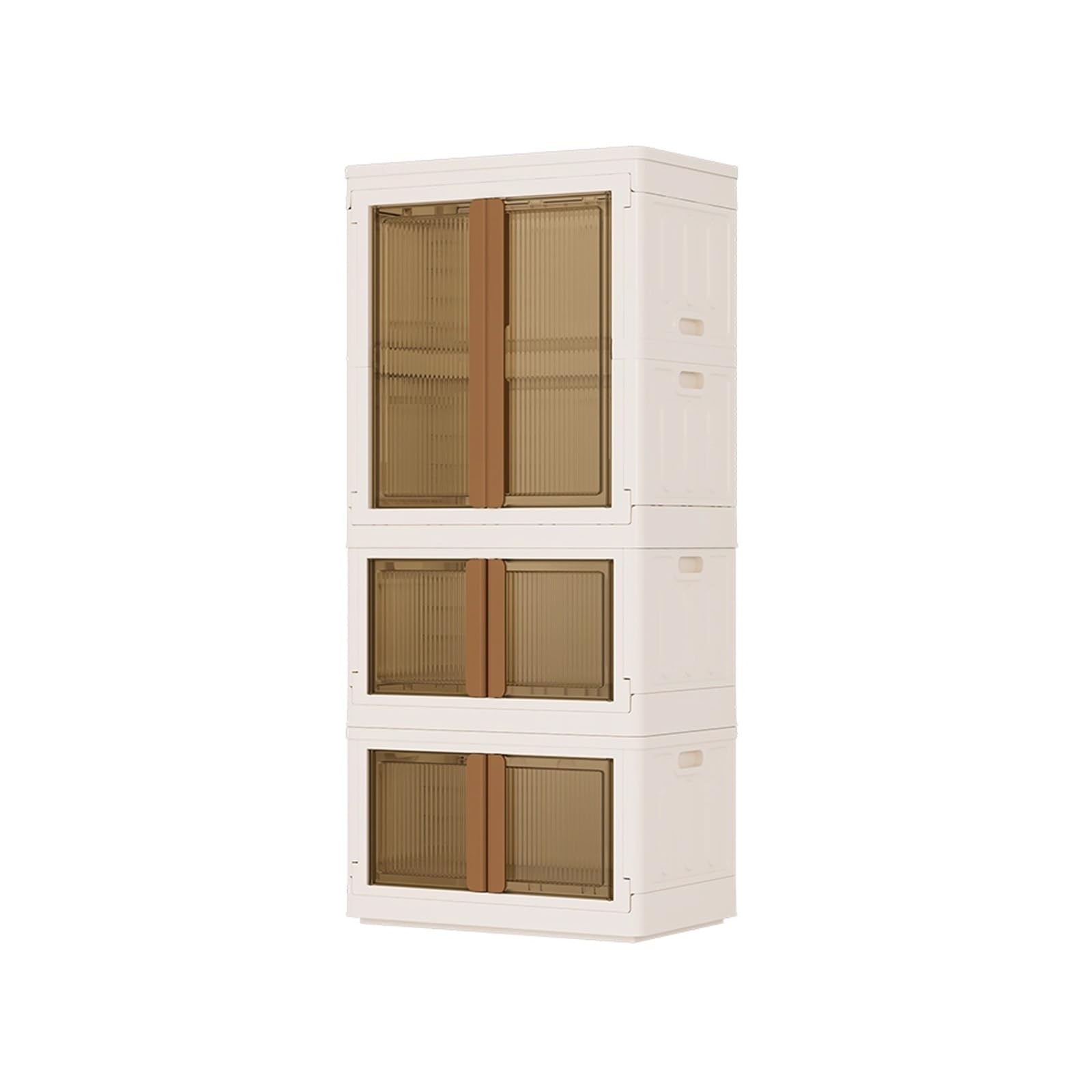 Armadio Piccolo Camera da Letto Salvaspazio Grande Capacità Cabina Armadio Componibile Legno Facile da Montare per Dormitori e Appartamenti