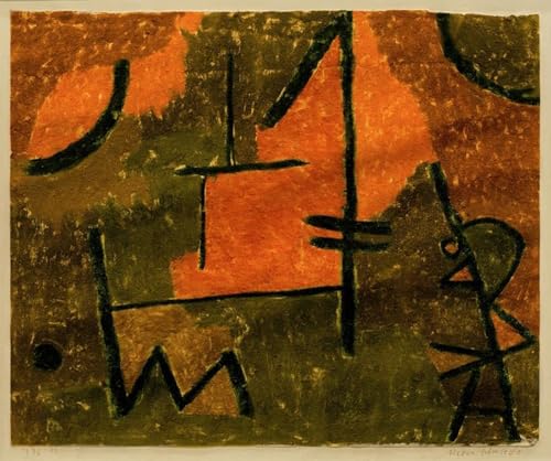 Tableau Paul Klee La forge des sorcières impression d'art premium 60x90