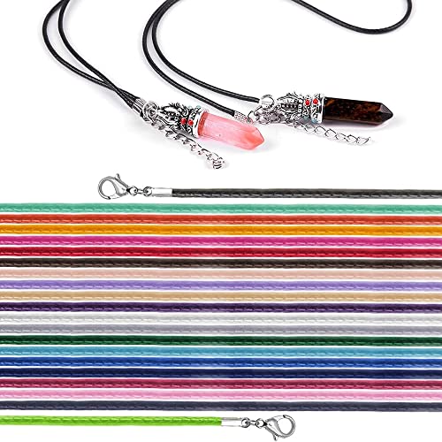 Sitengjun 30 Pezzi Collane di Cera Cord, Cordino