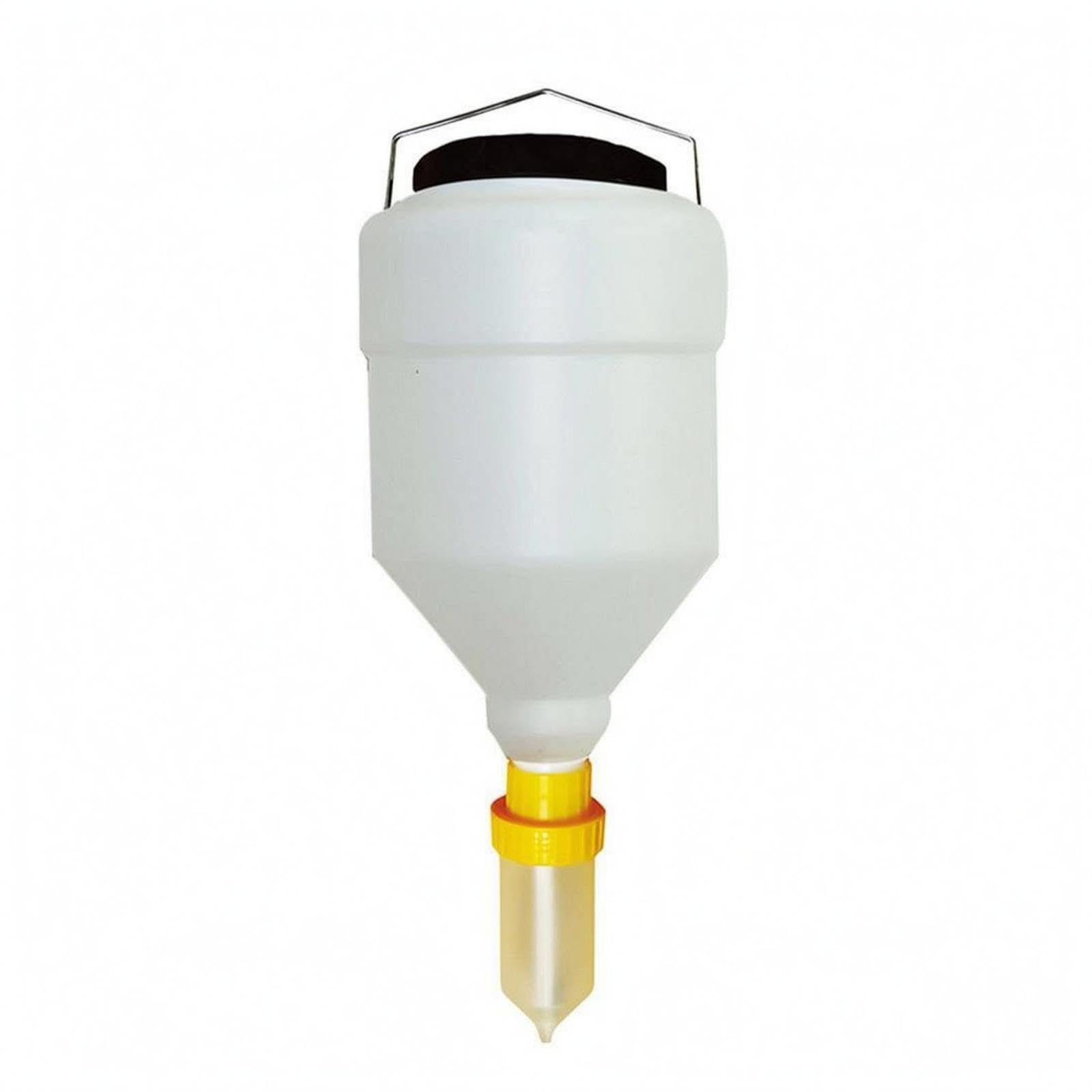 Hanging Sauce Bucket Translucent Ketchup Dispenser Dispensing Nozzle Syrup Dispenser 5.5L Round Barrel-picture-10