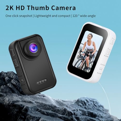 Bloepum Mini Moto Mount Cámara 2K Pantalla HD miniatura 4