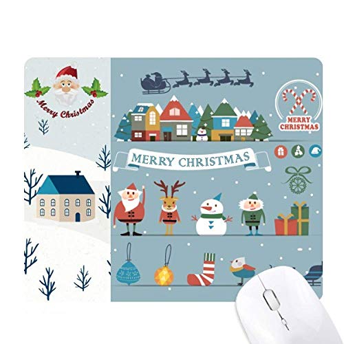 Tapis de souris Noël Festival pour bureau et ordinateur