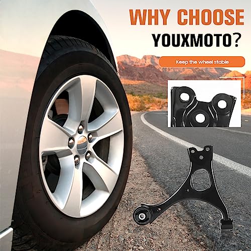 Front Lower Control Arms Suspension Kits Fit for Honda Civic 1.8L 2006 2007 2008 2009 2010 2011-12pc with Inner Outer Tie Rods, Sway Bar End Links by Youxmoto - Used condition - Image 2