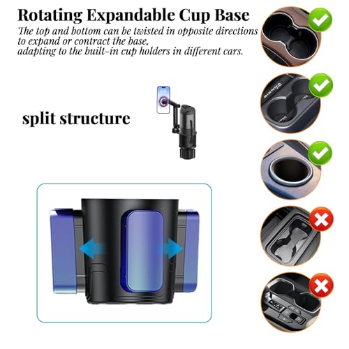 Soporte universal magnético para portavasos de carro miniatura 6