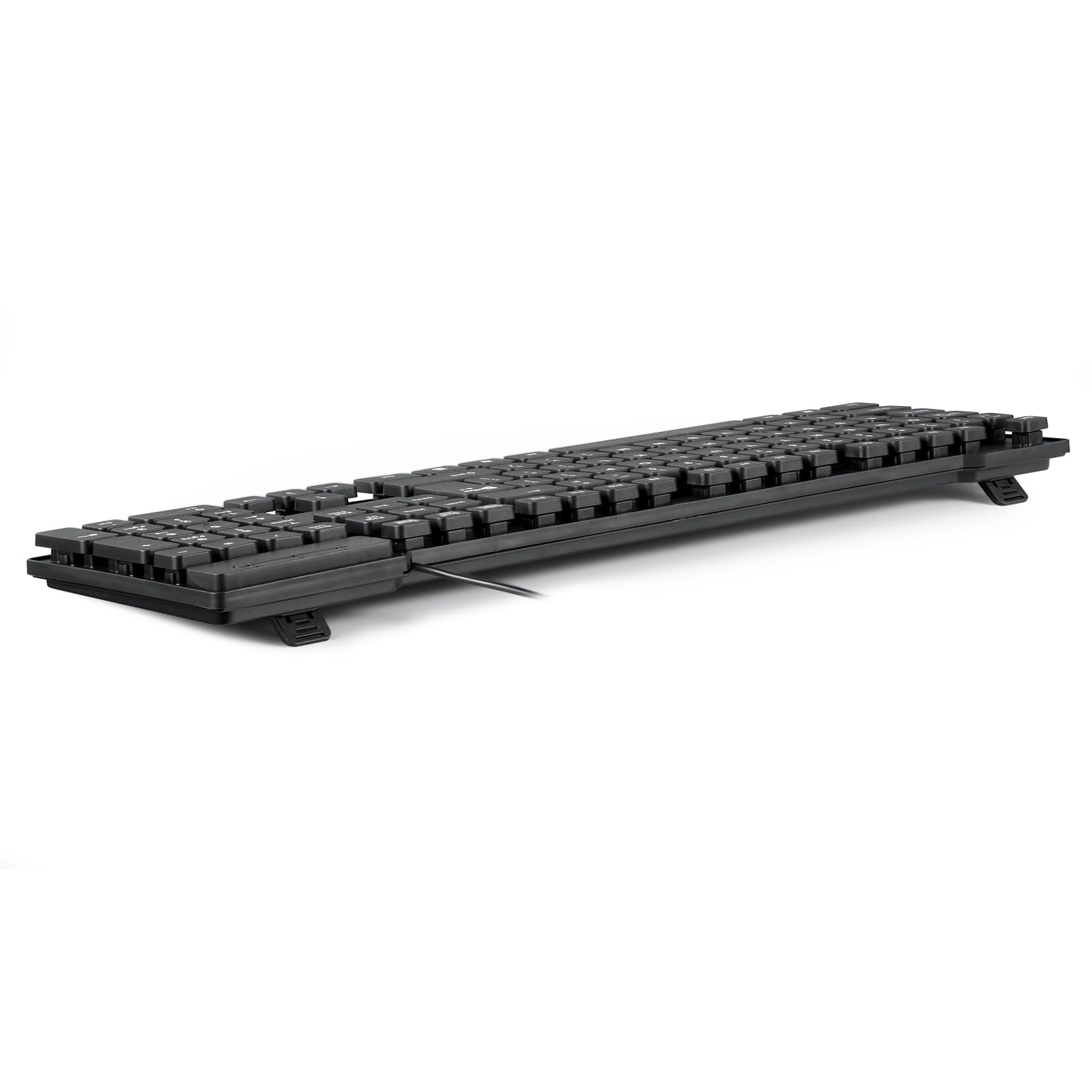 Enter The TypeEasy USB Keyboard, with an 8 Million keystroke lifespan, a Slim Design, Comfortable and Quiet Operation, and a 1.3 Meter Textured Black Cable. 2