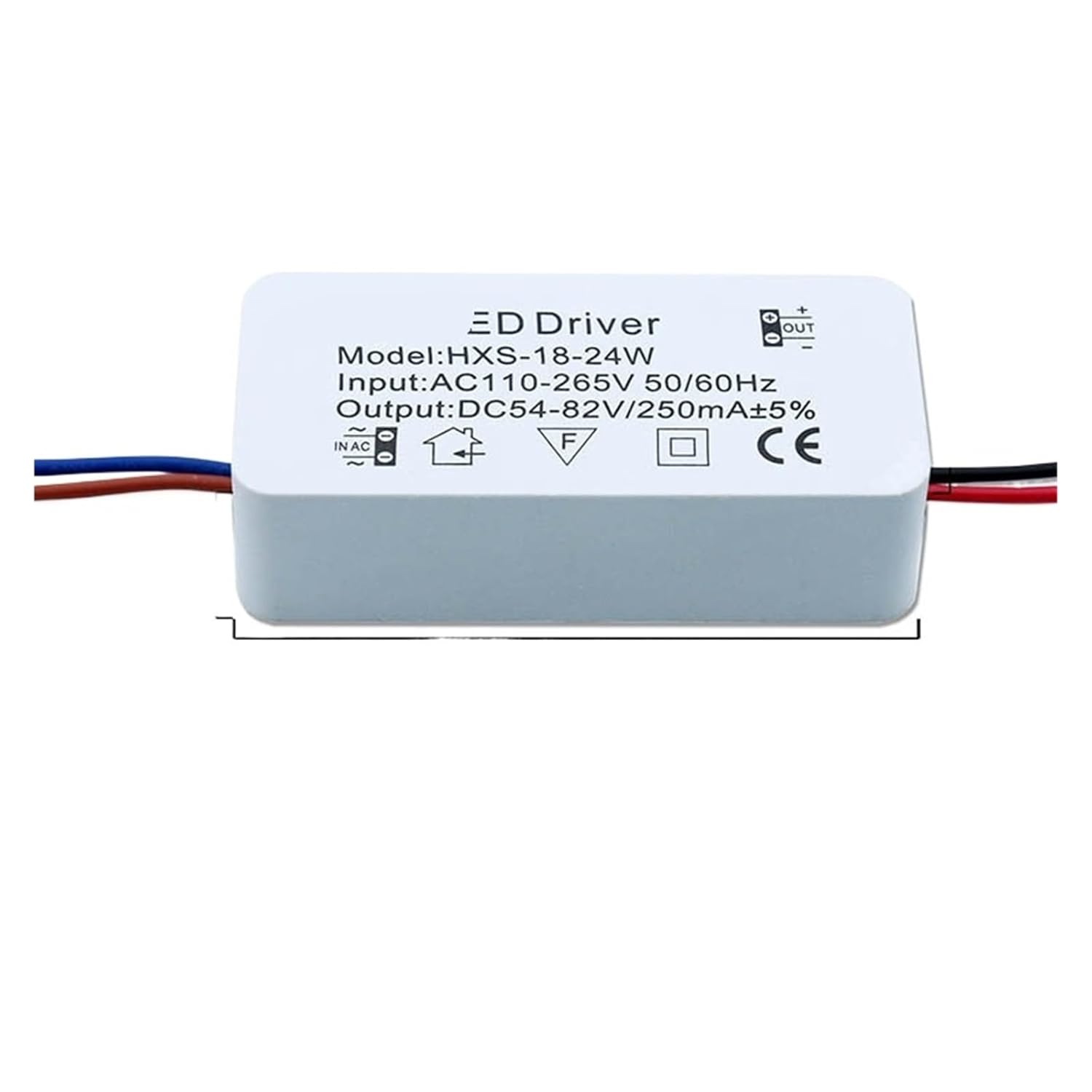 1PCS LED Isolation Driver AC110-265V Transformer(18-24W DC54-82V)