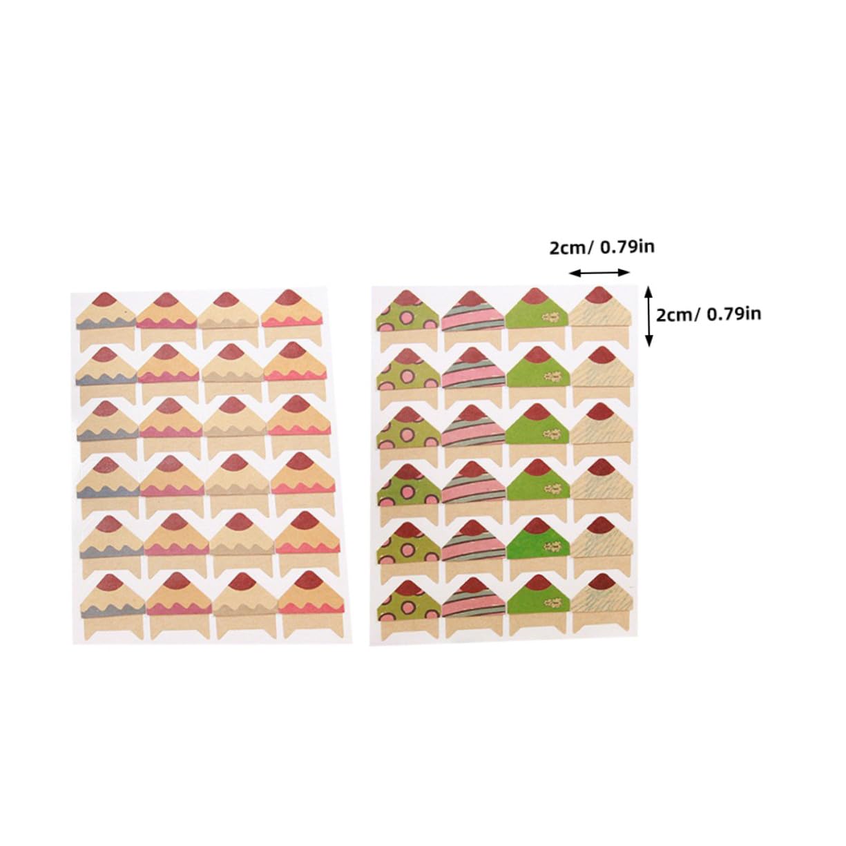 NUOBESTY DIY Photo Album Corners 24 Pack Self-Adhesive Stickers Scrapbook Photo Corners