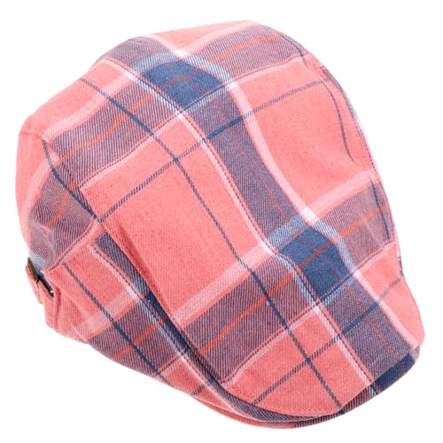 NOLITOY Beret Hats for Men and Women Newsboy Cap Flat Cap Vintage Beret Adjustable Design Ideal for Casual and Special Events Pink